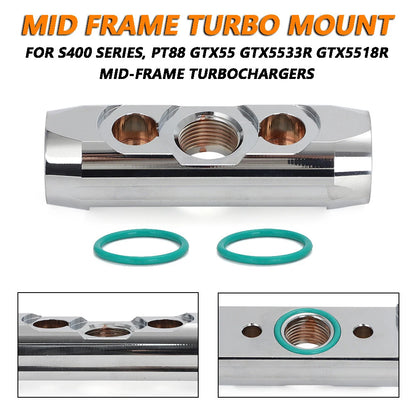 Mid Frame Turbo Mount for S400 PT88 GTX55 GTX5533R GTX5518R (26700)