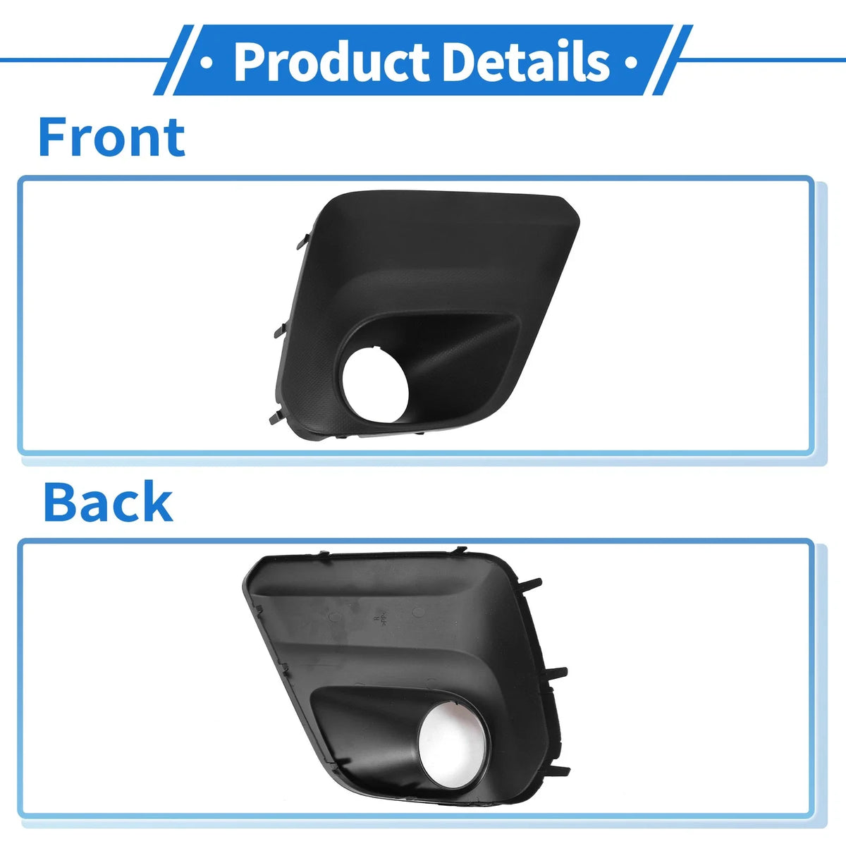 Front Right Fog Light Grill for Subaru Forester (2019–2021) No. 57731SJ040 ABS