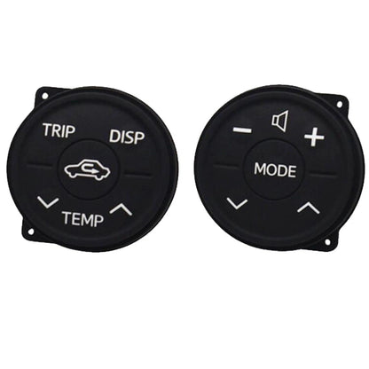 2X Steering Wheel Control Rubber Button Cushion for Toyota Prius (2009–2015)