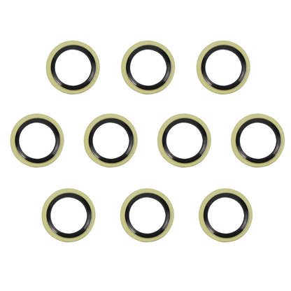 10pcs Banjo Bolt Sealed Crush Washers 10mm for Motorcycle Brake Master Cylinder