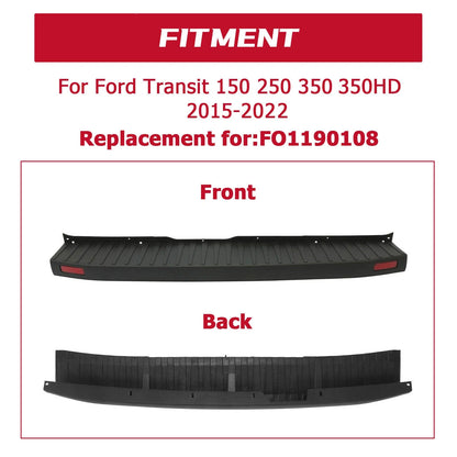 Rear Bumper Cover Top Pad for Ford Transit Pass Van 150/250/350 (2015–2022)