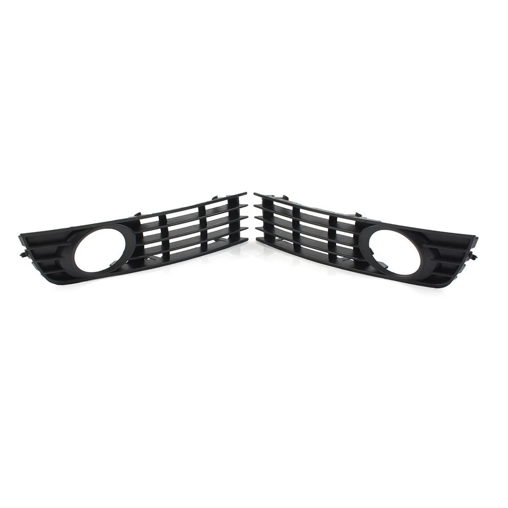 1 Pair Front Bumper Grille Fog Light Covers for Audi A4 B6 (2001–2005)