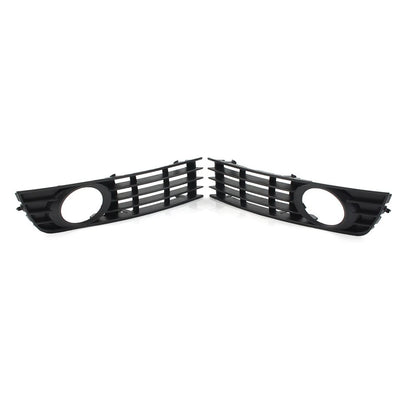1 Pair Front Bumper Grille Fog Light Covers for Audi A4 B6 (2001–2005)