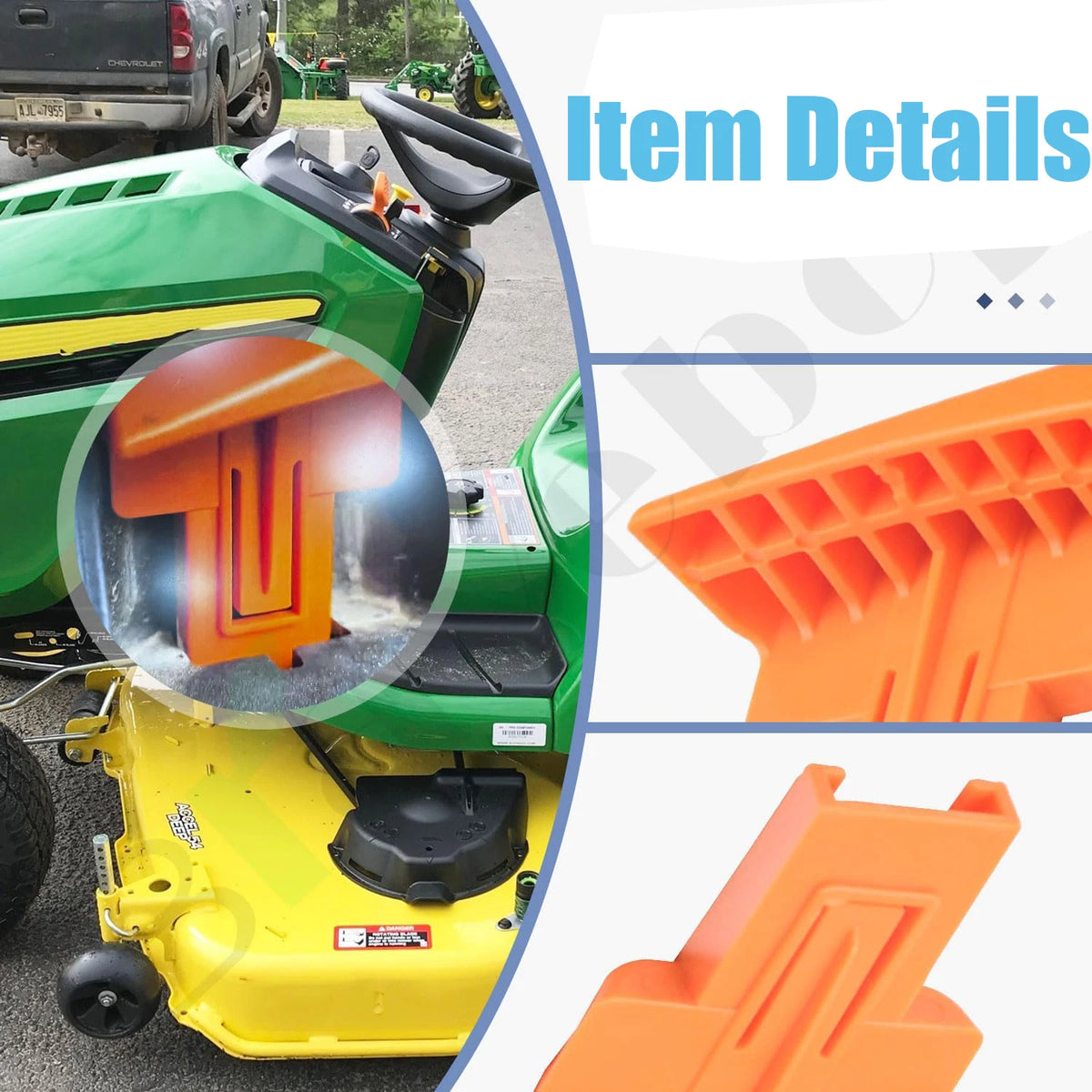 2-Pack Knob for John Deere Equipment (RPLS Part# UC21883)