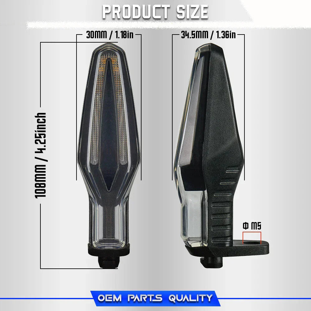LED Turn Signal Light Indicator for BMW R1200GS/R1250RS (2004–2023)