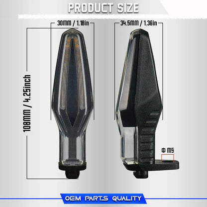LED Turn Signal Light Indicator for BMW R1200GS/R1250RS (2004–2023)