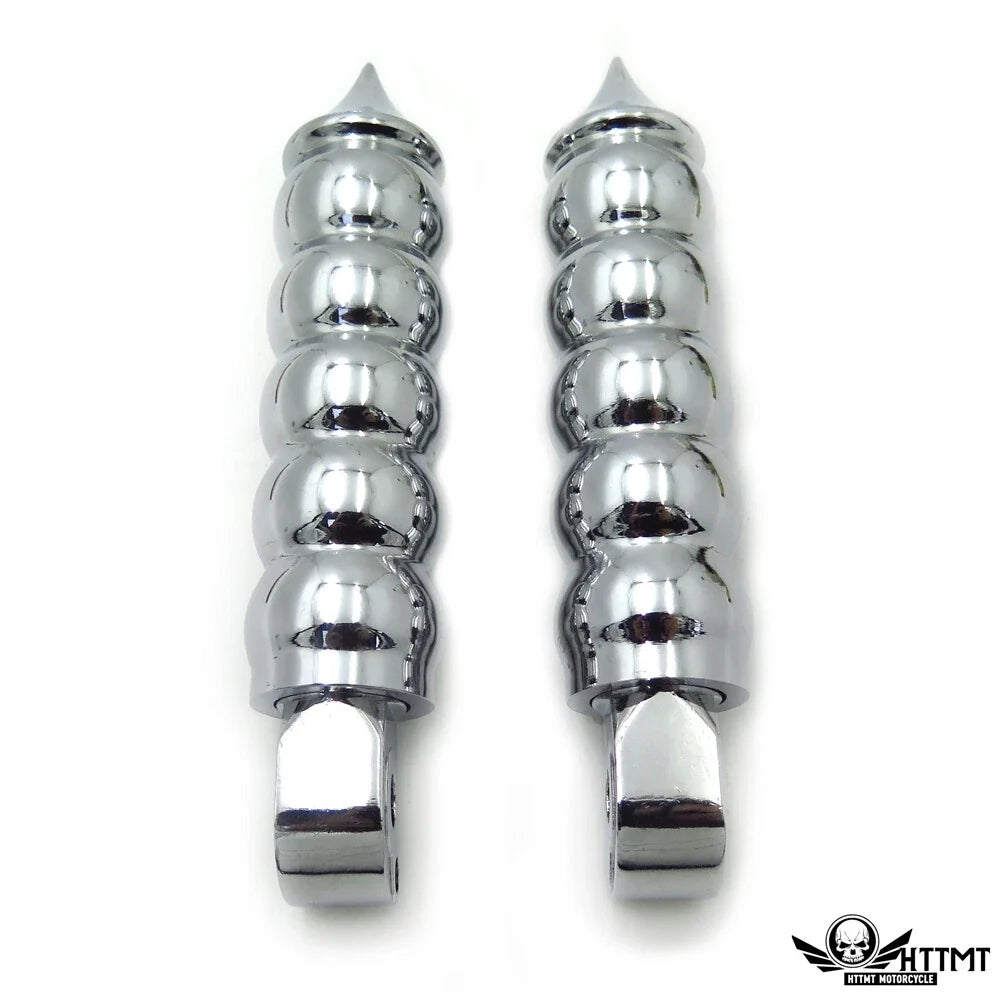 Chrome Calabash Footpegs for Suzuki Intruder 1400/Boulevard S83 (1995–2008)