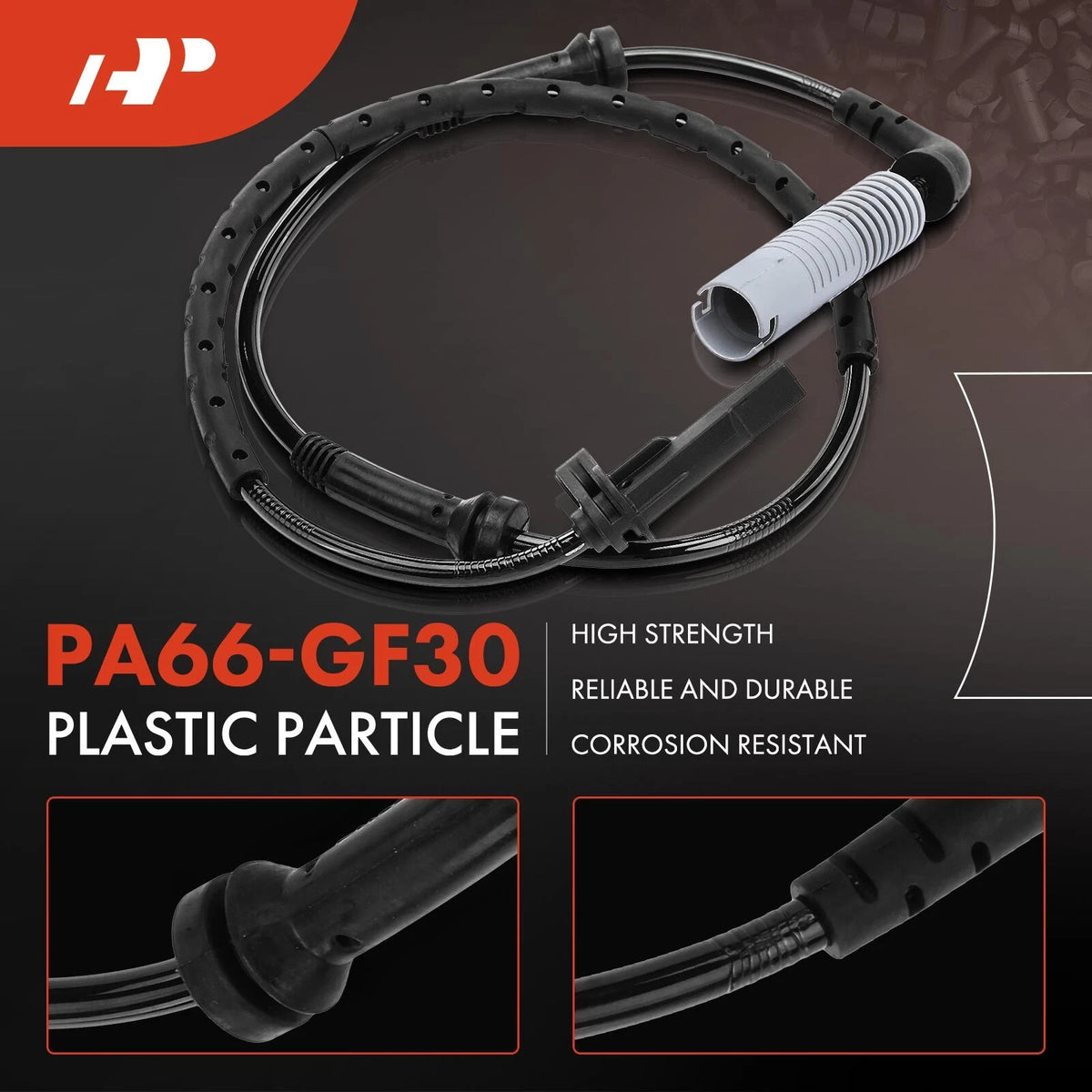 Rear ABS Wheel Speed Sensor for BMW E60/61/63/64 M5 M6 (2006–2010) 34522282781, 34527841958, ALS1786