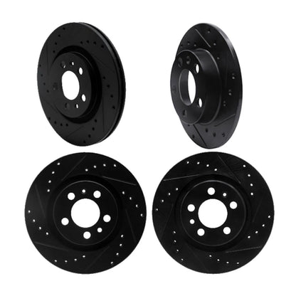 Rotor Set for Volkswagen Jetta (1999–2005) | Drilled and Slotted | ALX-PAU-DF-8004-74025-CLA4