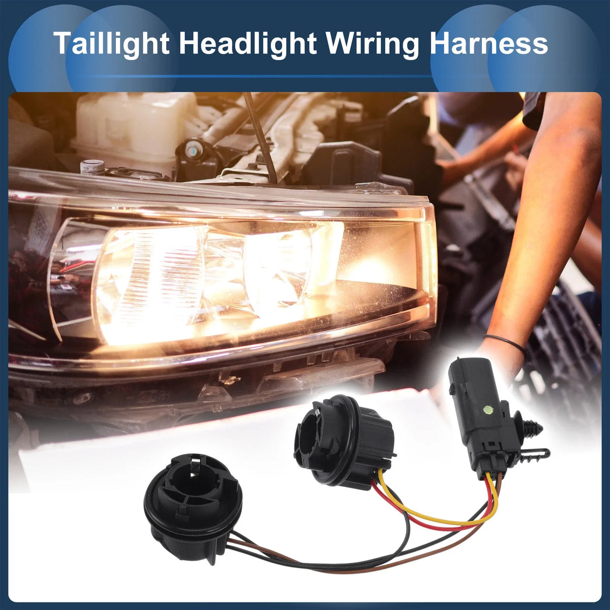 Headlight Wiring Harness Assembly for Ford Fiesta (ALL Years)