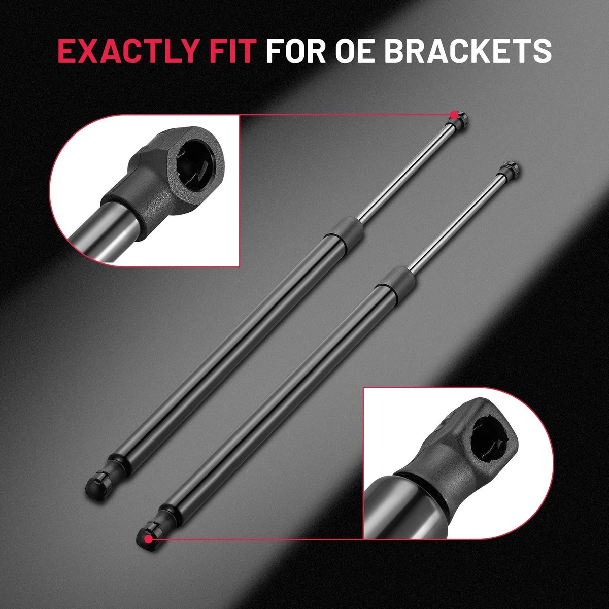 Set of 2 Tailgate Lift Support Shocks for Jeep Cherokee (1995–1996) 4218