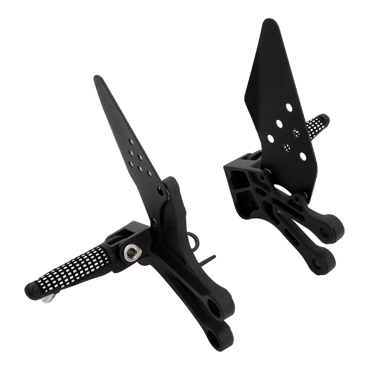 Front Rider Foot Pegs Footrest Brackets for Kawasaki Ninja ZX10R (2004–2005)