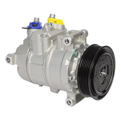 A/C Compressor with Clutch for Audi A6 Quattro A4 A5 Q5 (2011–2012) 8K0260805M, 4G0260805D
