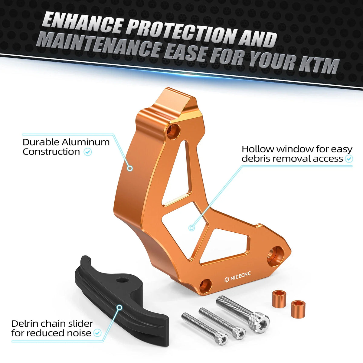 Case Sprocket Guard for KTM 790 Adventure/R/S (2019–2023), 790 Duke (2018–2023)