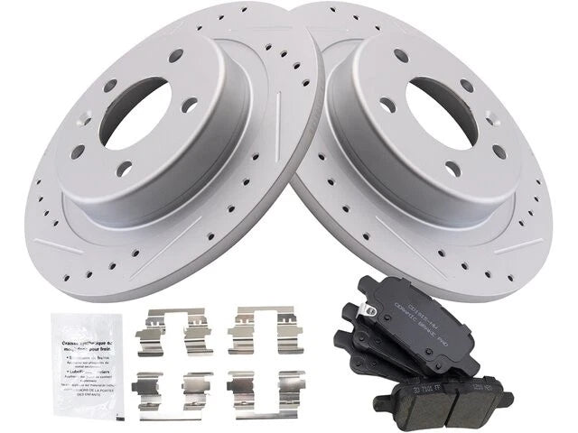 Brake Pad and Rotor Kit for Buick Regal Sportback (2018–2020) 34659CQRH