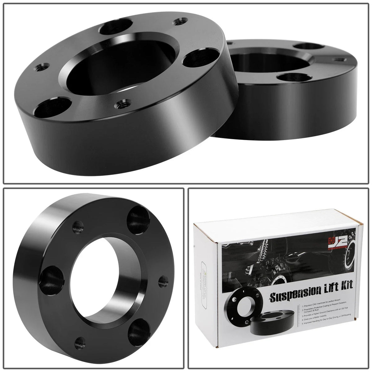 2.5" Aluminum Strut Top Mount Lift Kit Spacer for Silverado Sierra 1500 (2007–2022)