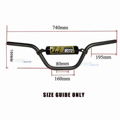 7/8" Aluminum Handlebar for XR70 CRF70 KX65 KLX110 SDG107 SSR