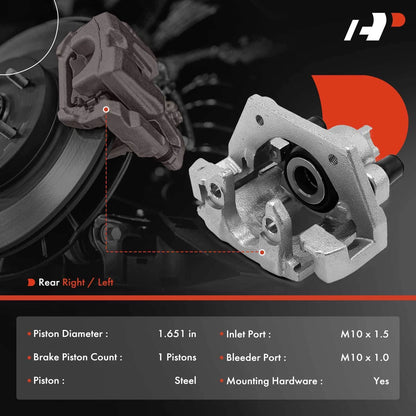 A-Premium Pair Rear Disc Brake Caliper for BMW X5 E53 E70 (2002–2006) 3421675705655, 19-B3241, 19-B3240