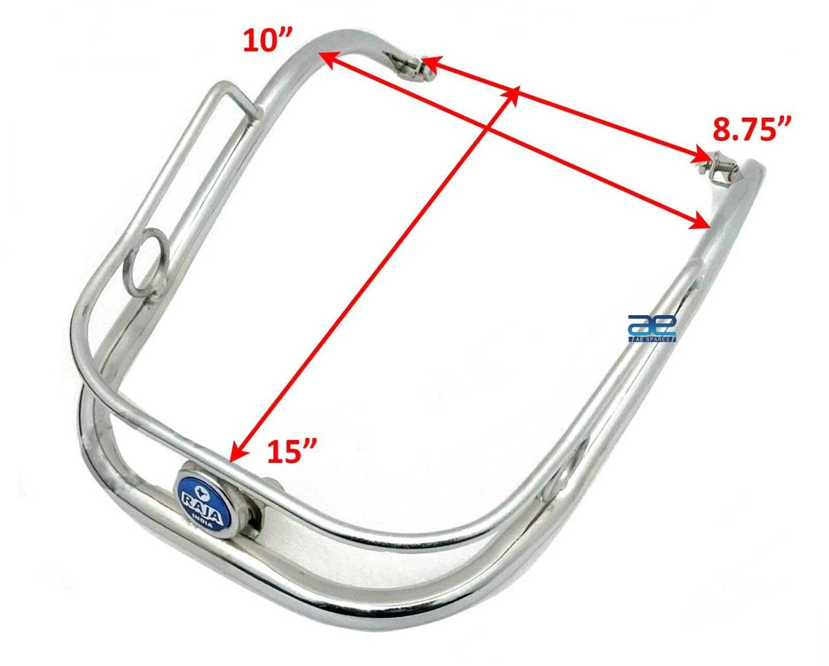Chrome Front Mudguard Fender Bumper for Vespa PX LML Star Speedy Stella