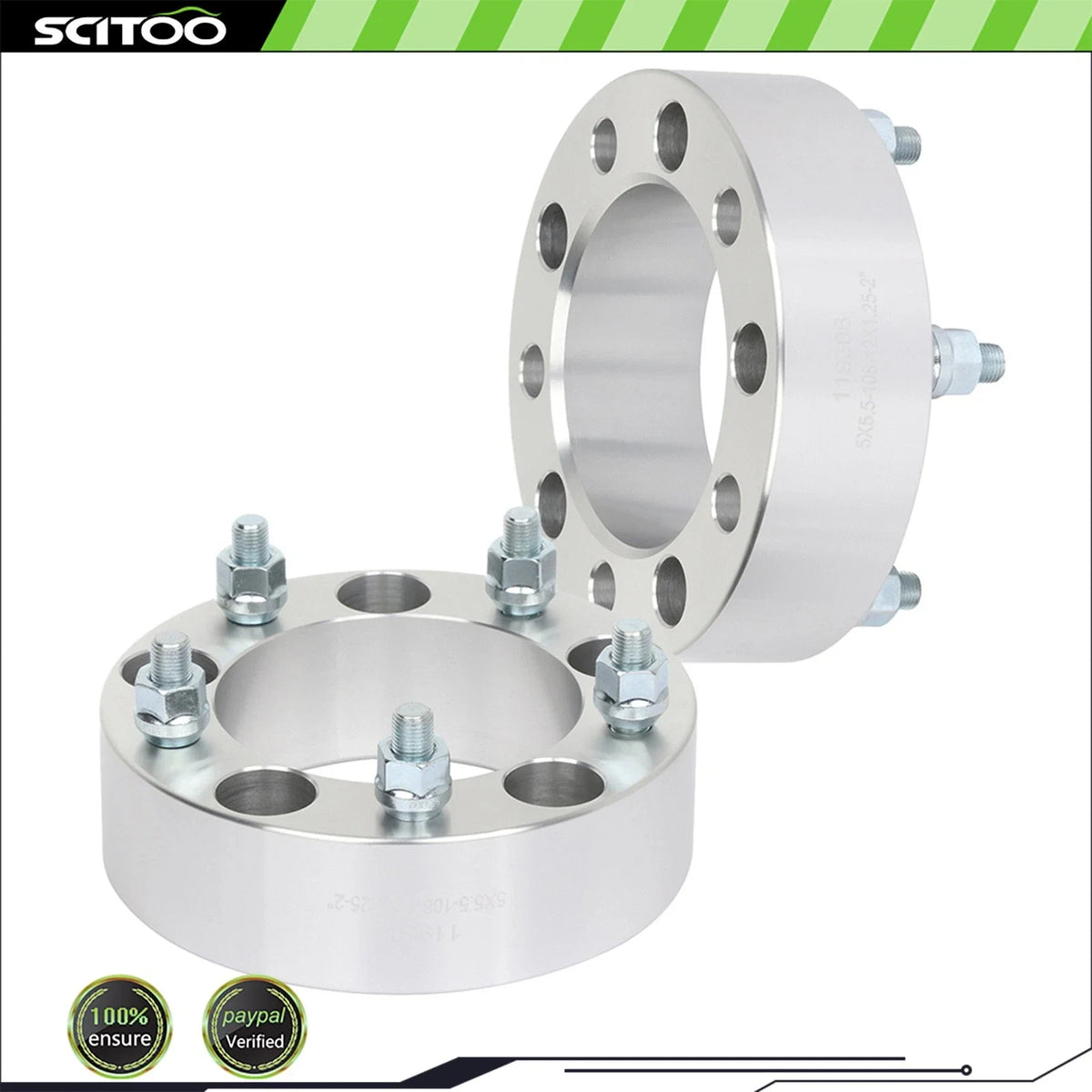 2X 5x5.5 2" Wheel Spacers 12x1.25 for Suzuki Chevrolet Tracker (1999–2004)