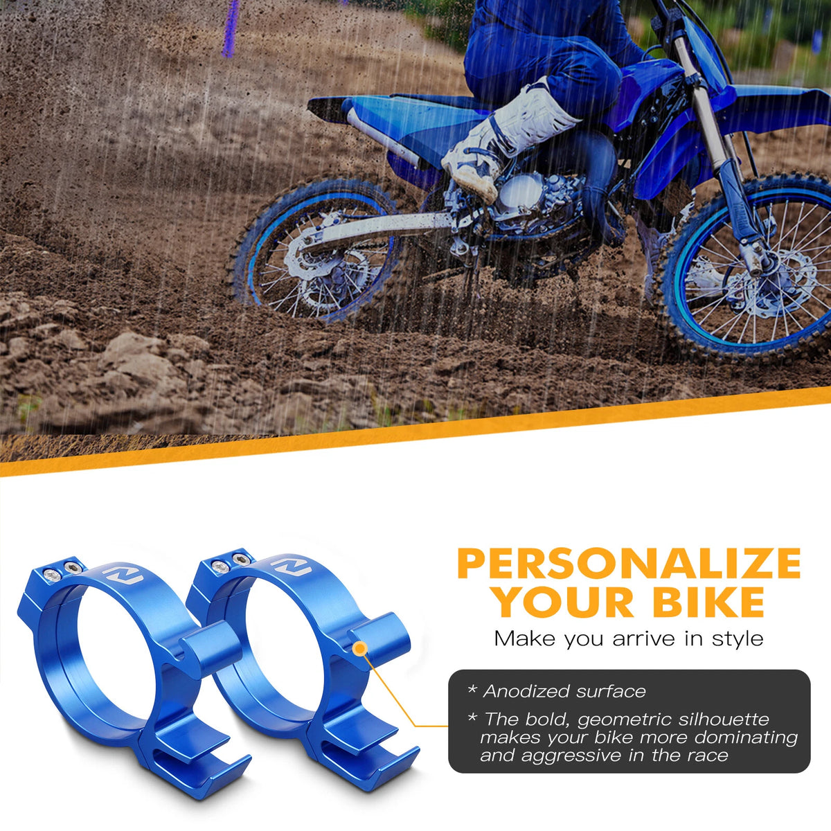 Front Fork Protector Guide Clamp for Yamaha YZ 85 (2002–2018)