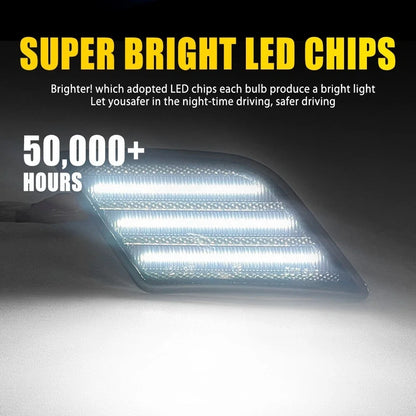 Smoke Lens LED Side Marker Light for Mercedes W204 C300 C350 C63 AMG (2008–2011)