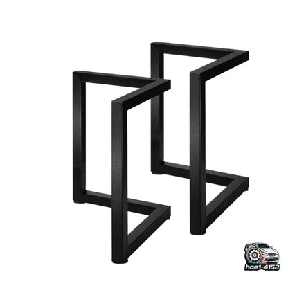 2X 28" Metal Table Legs for Dining Kitchen (Black)