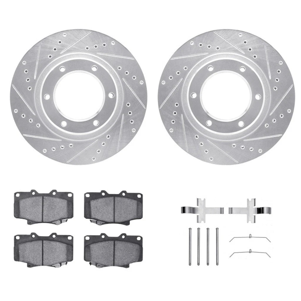 Rotor Set for Toyota Land Cruiser (1990–1992) ALX-PAU-DF-7512-76088-CLA1
