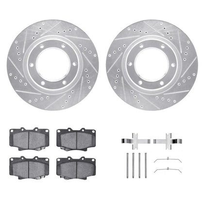 Rotor Set for Toyota Land Cruiser (1990–1992) ALX-PAU-DF-7512-76088-CLA1
