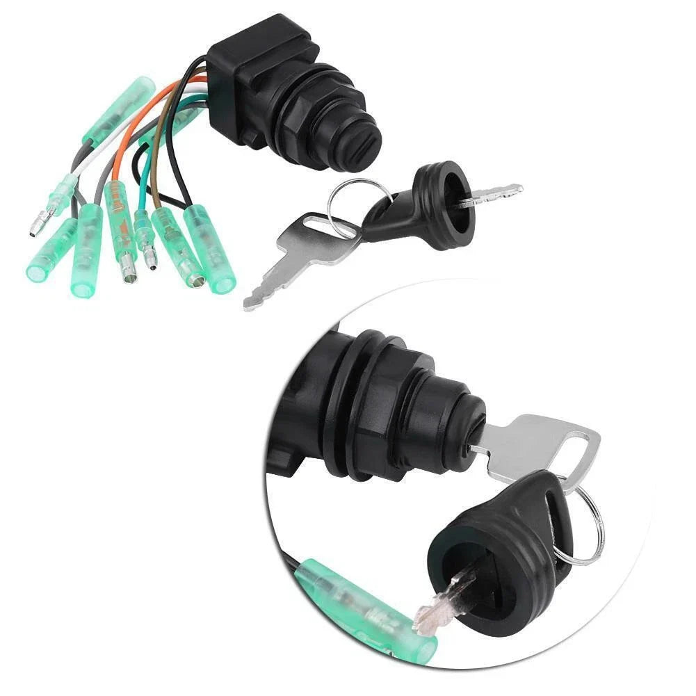 Ignition Switch & Key for Suzuki DT25-DT225 (1979–1999) 37110-92E01 37110-99E00