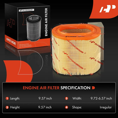 2X Engine Air Filter for Ford F-250 F-350 F-450 Super Duty (2017–2019)