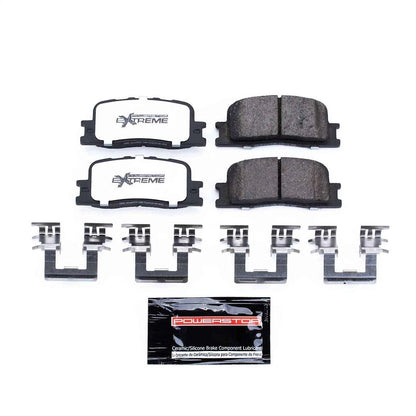 2X Z36-885 Powerstop Brake Pad Set Rear for Toyota Camry Lexus ES330 (2001–2006)