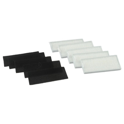 Set of 5 Hepa Filters for Medion X20 (Compatible)