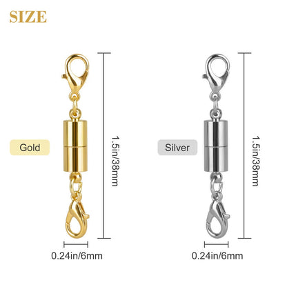 40/80PCS Magnetic Lobster Lock Clasps for Jewelry Making