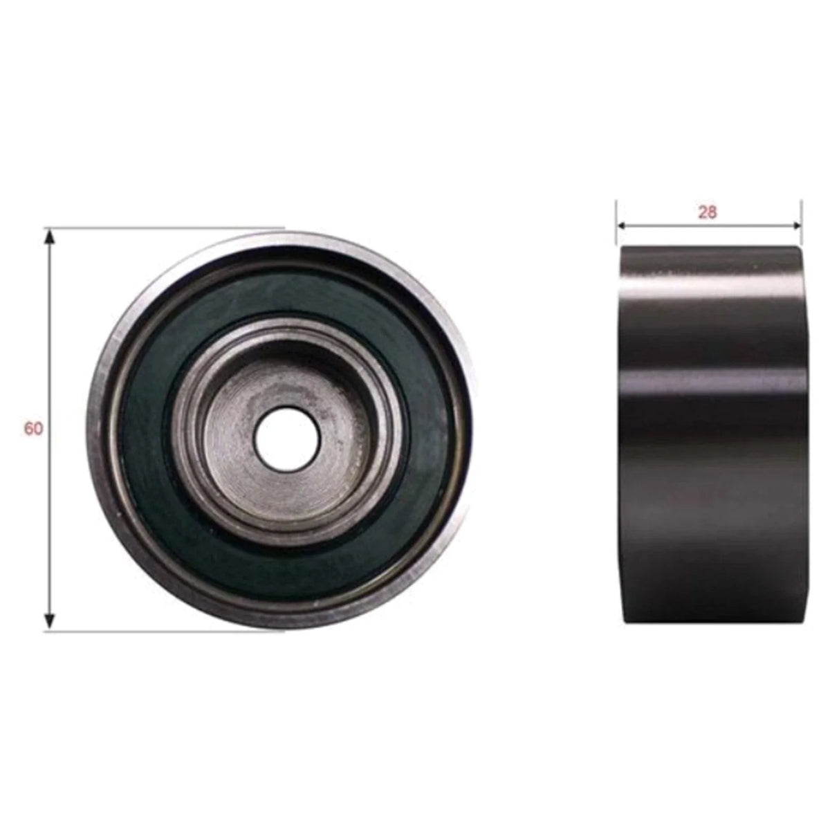 Timing Belt Idler for Mitsubishi Pajero ND NE NF NG NH 4cyl 2.5L (1986-1993)