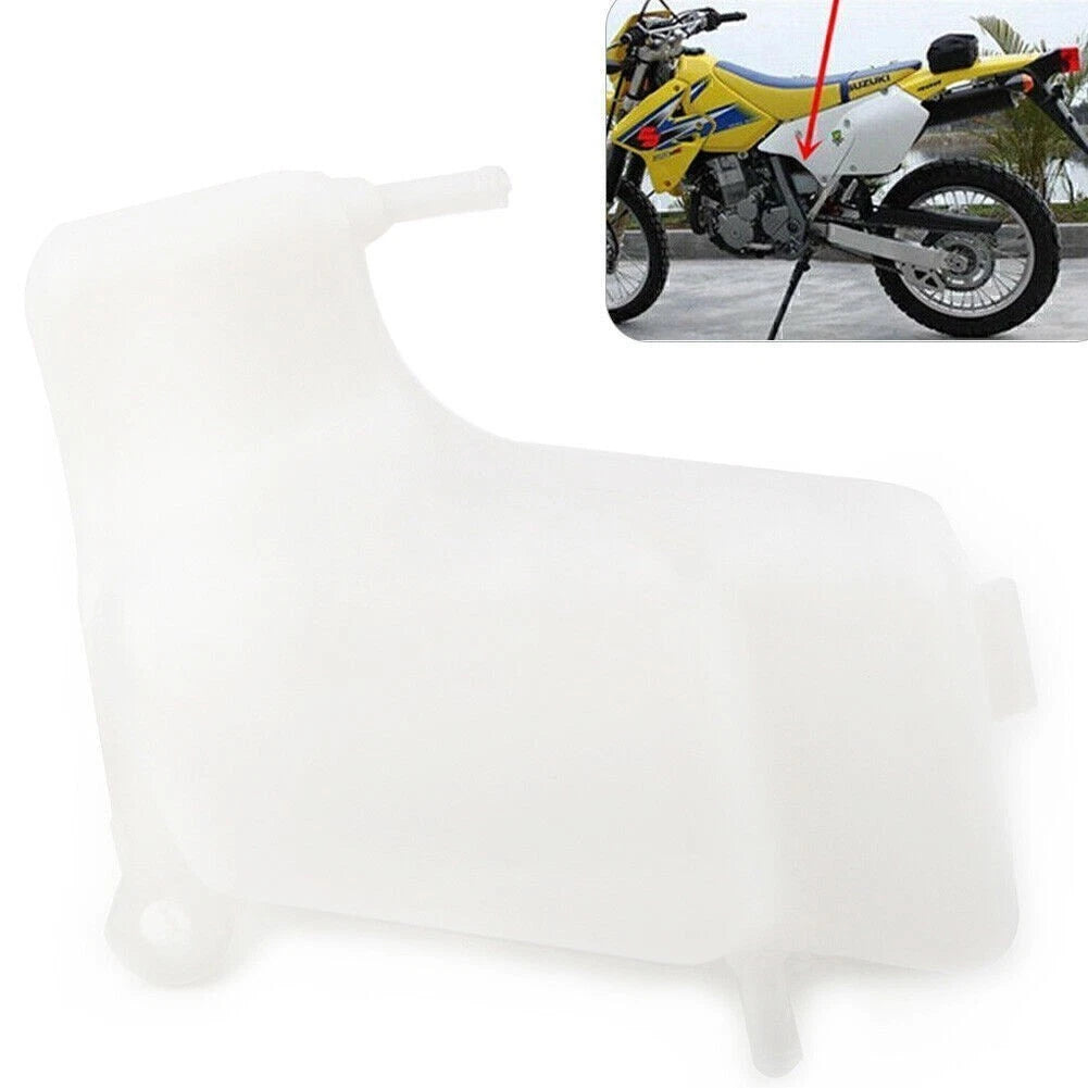 White Reservoir Coolant Tank for DRZ400SM (2005–2017) DRZ400S (2000–2017)
