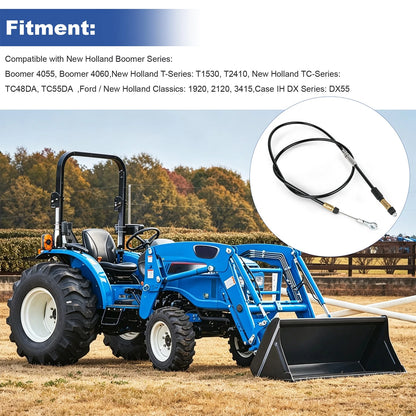 Hand Throttle Cable 40.74" for New Holland Boomer 4055 4060 TC48DA (SBA312070200)