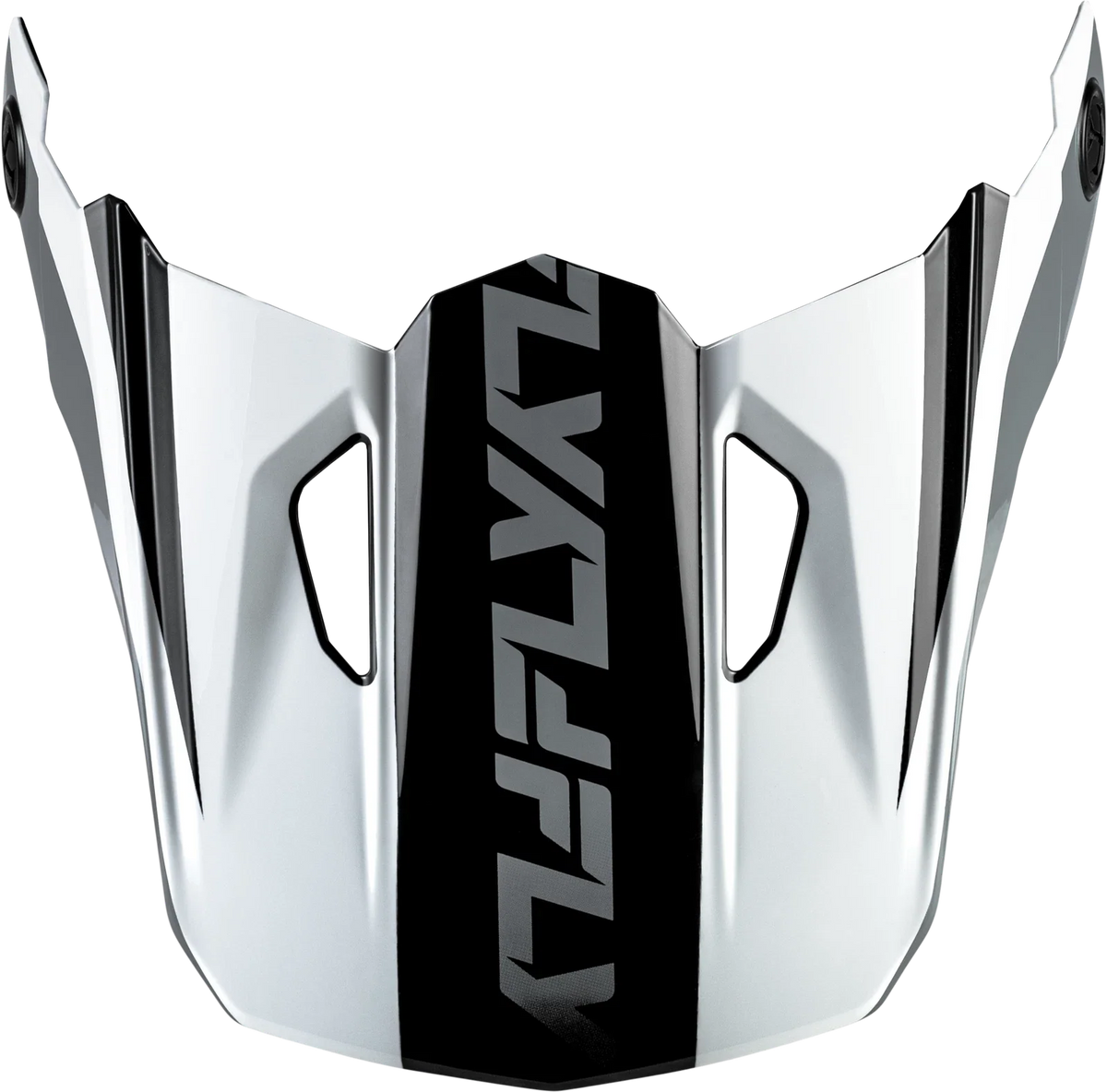 Kinetic Crest Helmet Visor for Offroad Bikes (XS-S) - Black/White/Grey
