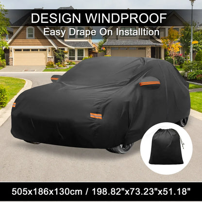 Waterproof Aluminum Film Car Cover for Lexus ES Sedan 