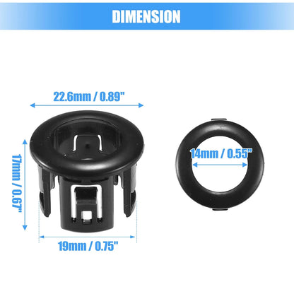 Set of 4 Parking Assist Sensor Bezels for Lexus ES350 (2007–2012) No. 8934833010