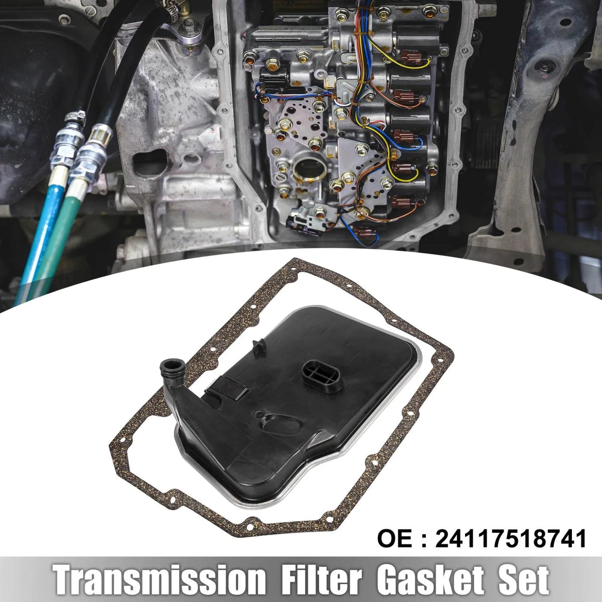 Set of 2 Transmission Filter Oil Pan Gaskets for BMW Mini Cooper (2002–2008)