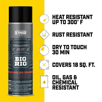 Seymour 20-1643 Big Rig Professional 16 Ounce for Equipment Yellow (Pack of 1)