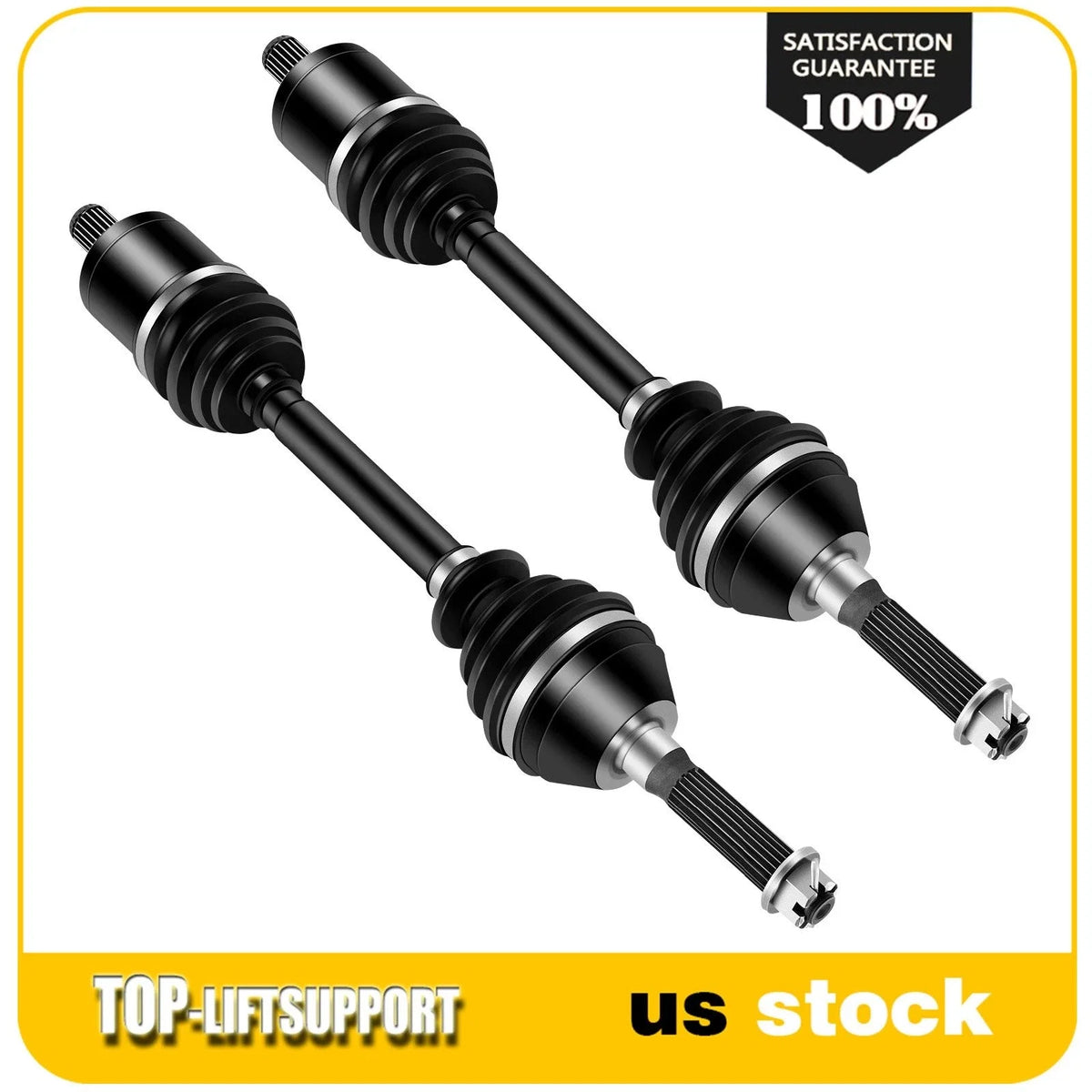 2X Front CV Axle Shaft for Polaris Sportsman 400 450 500 570 700 800