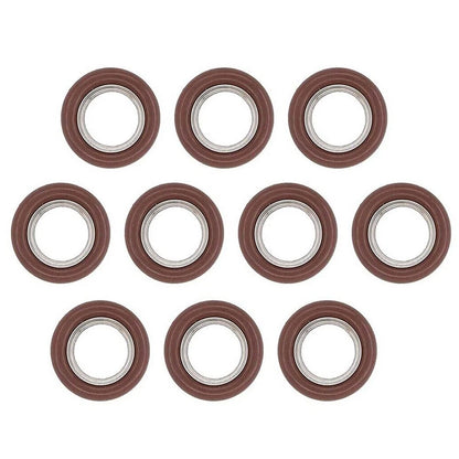 10X KF-25 NW-25 Vacuum Center Ring SS304 O-ring