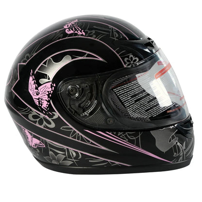 Full Face Helmet for Motorcycle (DOT Approved, Size S M L XL)