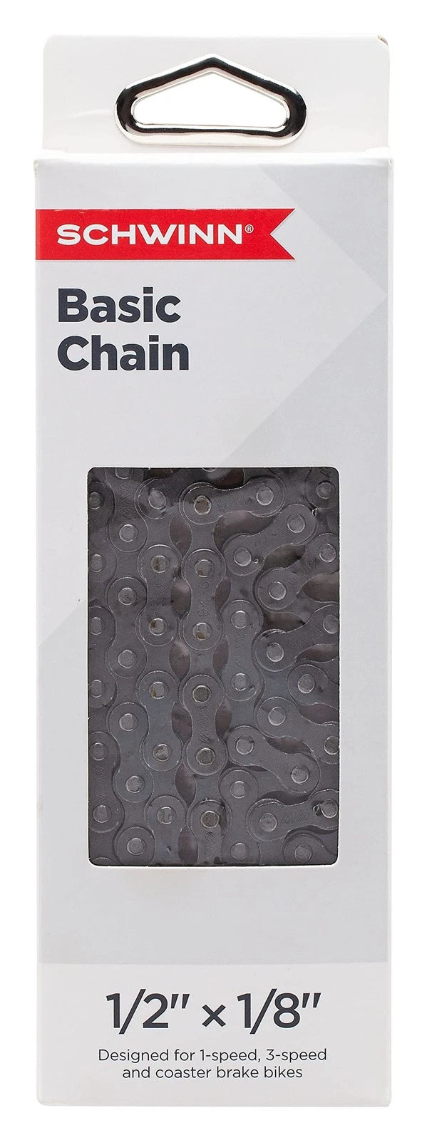 112-Link Steel Chain for Schwinn Bikes (1/2 inch x 1/8)