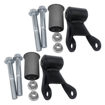 2X Rear Leaf Spring Shackle Kit for Chevy C1500 G20 G10 G30 C2500 (1988–2017) 722006