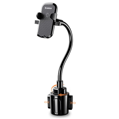 Car Cup Phone Holder for Esoulk (2015–2023) - Extra Long, Black