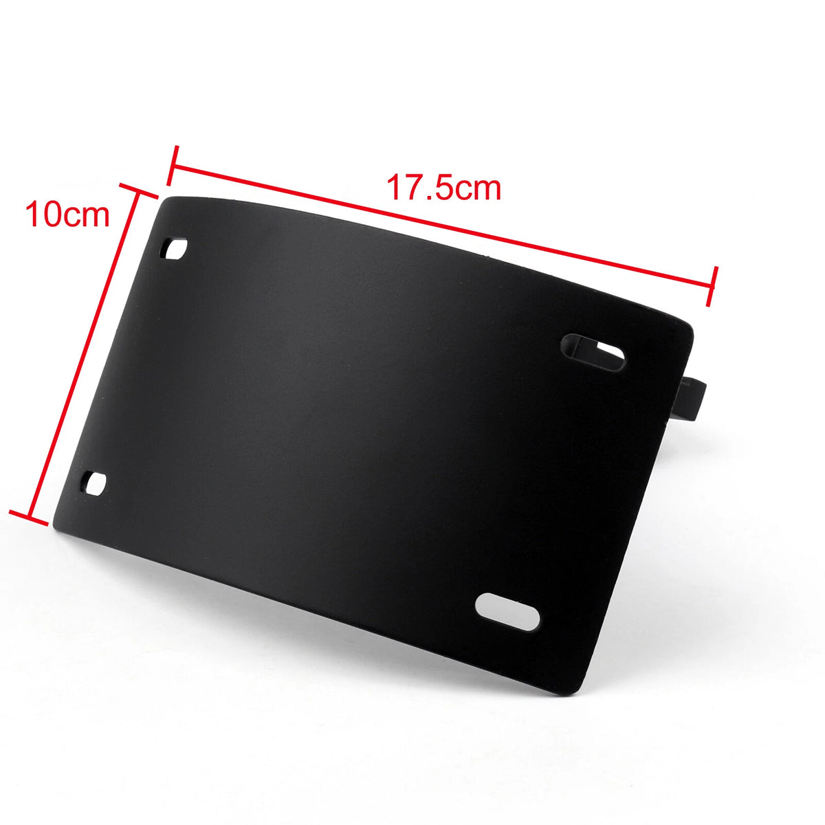 Curved Side Mount License Plate Bracket for Yamaha R1 (2004–2014) FE-569-Black