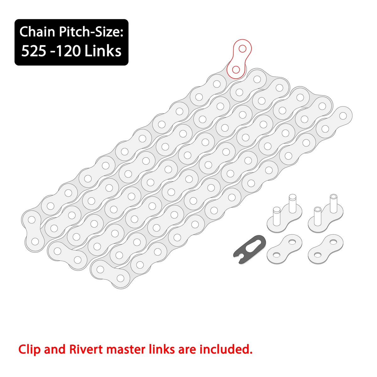 Celox Green Drive Chain & Sprockets Kit for Honda CB500 (1994–2003) EG1521FS205XO